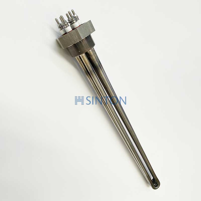 Flange water immersion heaters