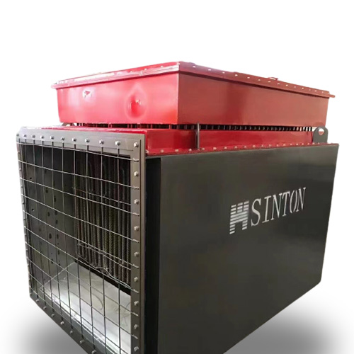 Mine insulation air duct heater
