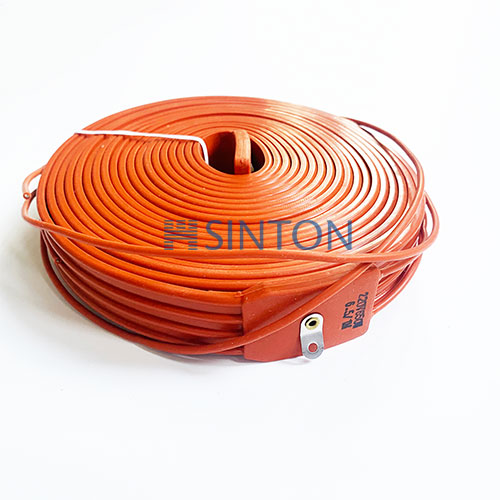 Silicone rubber heat tracing belt
