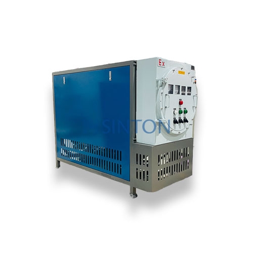 Circulating thermal oil heater is used to heat up the drying room